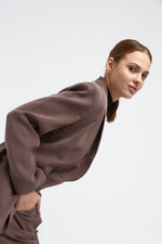 Charger le modèle 3D dans le visionneur de galerie, VESTE FEMME DOLCE MARRON