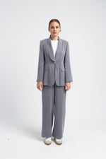 Charger le modèle 3D dans le visionneur de galerie, VESTE FEMME DOLCE GRIS CLAIR