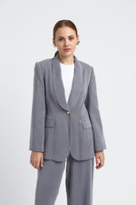 Charger le modèle 3D dans le visionneur de galerie, VESTE FEMME DOLCE GRIS CLAIR