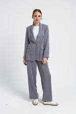 Charger le modèle 3D dans le visionneur de galerie, VESTE FEMME DOLCE GRIS CLAIR