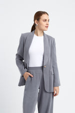 Charger le modèle 3D dans le visionneur de galerie, VESTE FEMME DOLCE GRIS CLAIR