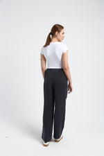 Charger le modèle 3D dans le visionneur de galerie, PANTALON FLUIDE FEMME DOLCE NOIR