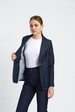 Charger le modèle 3D dans le visionneur de galerie, VESTE FAçON JEAN FEMME JANE