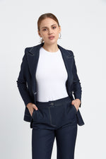 Charger le modèle 3D dans le visionneur de galerie, VESTE FAçON JEAN FEMME JANE