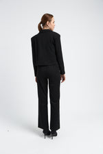 Charger le modèle 3D dans le visionneur de galerie, VESTE COURTE FEMME CAPUCINE NOIR