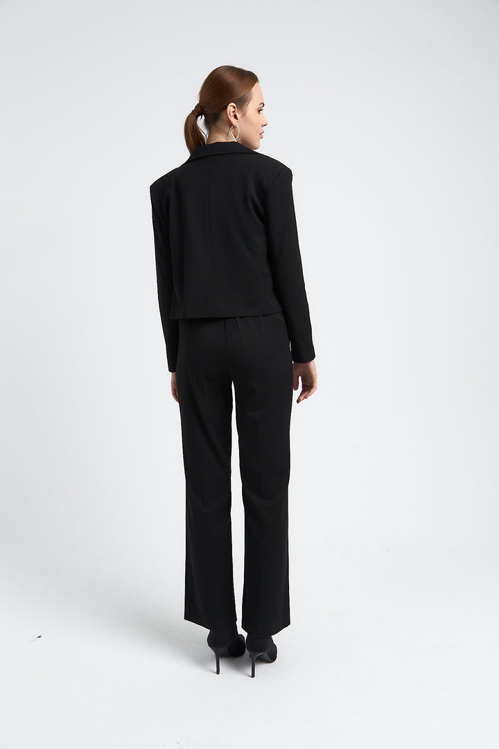 VESTE COURTE FEMME CAPUCINE NOIR