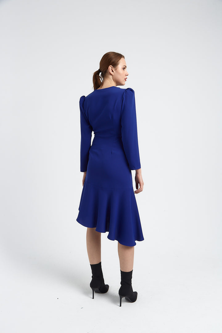 ROBE BARBARA BLEU MAJORELLE