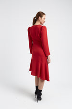 Charger le modèle 3D dans le visionneur de galerie, ROBE BARBARA ROUGE