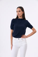 Charger le modèle 3D dans le visionneur de galerie, PANTALON FEMME 5 POCHES EVASION BLANC