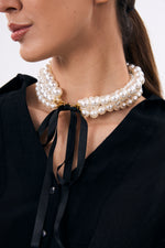 Charger le modèle 3D dans le visionneur de galerie, COLLIER 4 RANGS TRÉSOR