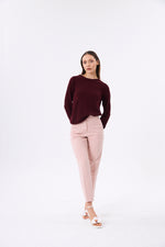 Charger le modèle 3D dans le visionneur de galerie, PANTALON DAILY FEMME KAROL ROSE PÂLE