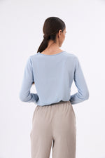 Charger le modèle 3D dans le visionneur de galerie, PANTALON FLUIDE FEMME DÉTENTE EN TENCEL MASTIC