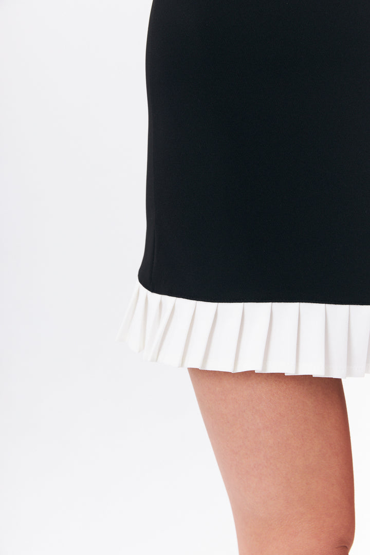 ROBE FEMME BI-COLORE MELODIE NOIR ET BLANC