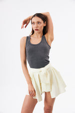 Charger le modèle 3D dans le visionneur de galerie, DEBARDEUR STRASS FEMME LÉGENDE GRIS ANTHRACITE