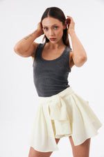 Charger le modèle 3D dans le visionneur de galerie, DEBARDEUR STRASS FEMME LÉGENDE GRIS ANTHRACITE