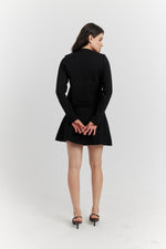 Charger le modèle 3D dans le visionneur de galerie, ENSEMBLE ORLISSA VESTE/GILET ET JUPE REGLISSE