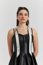 Charger le modèle 3D dans le visionneur de galerie, COLLIER PERLE FOULARD