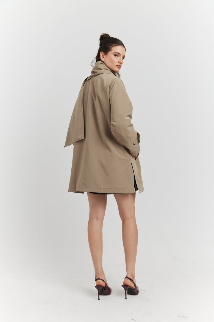 TRENCH IMPERMABLE SABLE CYRA