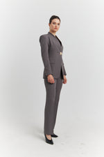 Charger le modèle 3D dans le visionneur de galerie, TAILLEUR VESTE ET PANTALON CALYNE ANTHRACITE