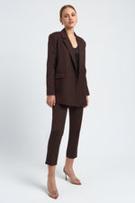 Charger le modèle 3D dans le visionneur de galerie, VESTE FEMME EMILY MARRON