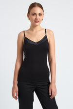 Charger le modèle 3D dans le visionneur de galerie, DEBARDEUR FEMME MODE SATINE