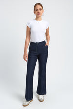 Charger le modèle 3D dans le visionneur de galerie, PANTALON FACON JEAN FEMME JANE