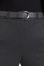 Charger le modèle 3D dans le visionneur de galerie, PANTALON DROIT FEMME CAPUCINE ANTHRACITE