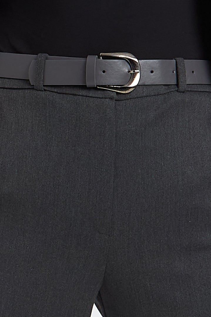 PANTALON DROIT FEMME CAPUCINE ANTHRACITE