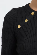 Charger le modèle 3D dans le visionneur de galerie, PULL FIN FEMME VALENTINE REGLISSE