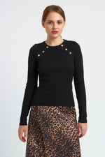 Charger le modèle 3D dans le visionneur de galerie, PULL FIN FEMME VALENTINE REGLISSE