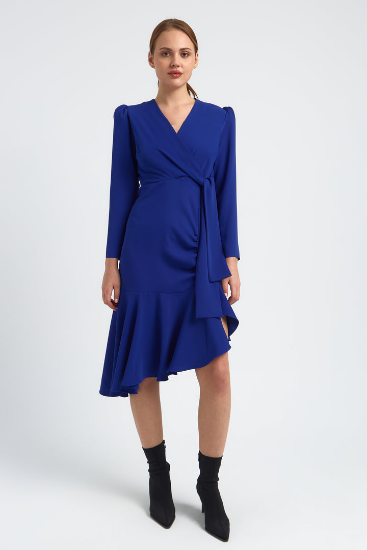 ROBE BARBARA BLEU MAJORELLE