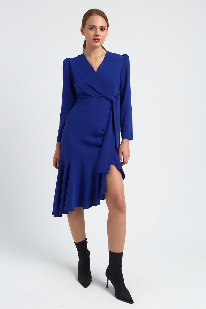 ROBE BARBARA BLEU MAJORELLE