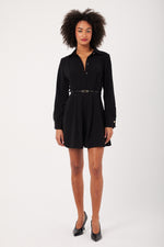 Charger le modèle 3D dans le visionneur de galerie, ROBE CHEMISE VAHINA REGLISSE