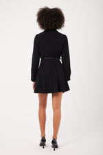 Charger le modèle 3D dans le visionneur de galerie, ROBE CHEMISE VAHINA REGLISSE