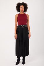 Charger le modèle 3D dans le visionneur de galerie, T-SHIRT SANS MANCHES FEMME VOILA BORDEAUX