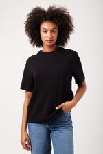 Charger le modèle 3D dans le visionneur de galerie, TSHIRT FEMME CASSIKA NOIR