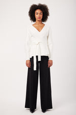 Charger le modèle 3D dans le visionneur de galerie, PULL FEMME CLASSCOEUR CREME