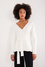 Charger le modèle 3D dans le visionneur de galerie, PULL FEMME CLASSCOEUR CREME