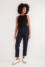 Charger le modèle 3D dans le visionneur de galerie, T-SHIRT SANS MANCHES FEMME MODE VOILA NOIR