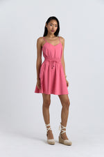 Charger le modèle 3D dans le visionneur de galerie, ROBE SOLEA ROSE BONBON INTENSE