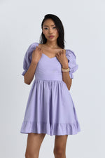 Charger le modèle 3D dans le visionneur de galerie, ROBE COEUR ELIOR MAUVE