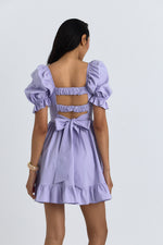 Charger le modèle 3D dans le visionneur de galerie, ROBE COEUR ELIOR MAUVE