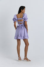 Charger le modèle 3D dans le visionneur de galerie, ROBE COEUR ELIOR MAUVE