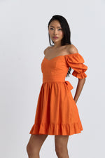 Charger le modèle 3D dans le visionneur de galerie, ROBE COEUR ELIOR ORANGE