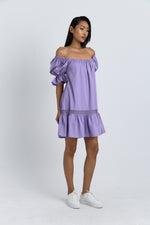 Charger le modèle 3D dans le visionneur de galerie, ROBE SOLINE MAUVE