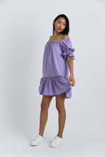 Charger le modèle 3D dans le visionneur de galerie, ROBE SOLINE MAUVE