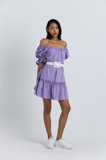 Charger le modèle 3D dans le visionneur de galerie, ROBE SOLINE MAUVE