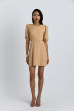 Charger le modèle 3D dans le visionneur de galerie, ROBE BRODERIE ANGLAISE SABLONNE BEIGE