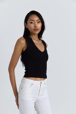 Charger le modèle 3D dans le visionneur de galerie, DEBARDEUR TEA NOIR