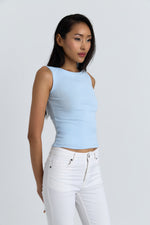 Charger le modèle 3D dans le visionneur de galerie, DEBARDEUR LAYA BABY BLUE